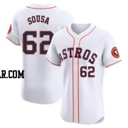 Bennett Sousa Men's Houston Astros White Elite Home Jersey