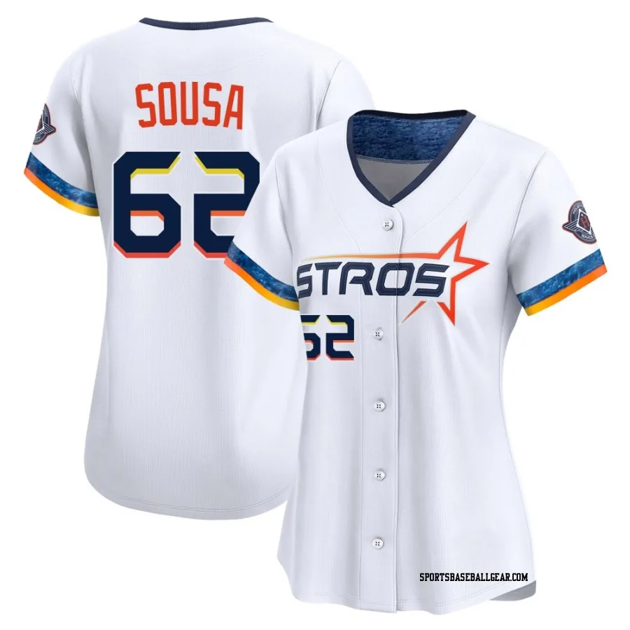 Bennett Sousa Women's Houston Astros White Limited 2025 City Connect Jersey