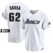Bennett Sousa Youth Houston Astros White Limited Throwback Cooperstown Collection Jersey