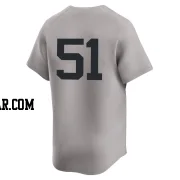 Bernie Williams Men's New York Yankees Gray Limited Away 2nd Jersey