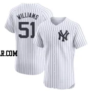 Bernie Williams Men's New York Yankees White Elite Home Jersey