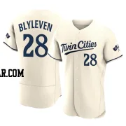Bert Blyleven Men's Minnesota Twins Cream Authentic Alternate 2023 Jersey