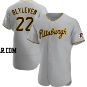 Bert Blyleven Men's Pittsburgh Pirates Gray Authentic Road Jersey