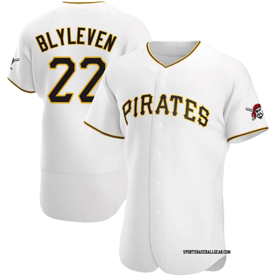 Bert Blyleven Men's Pittsburgh Pirates White Authentic Home Jersey