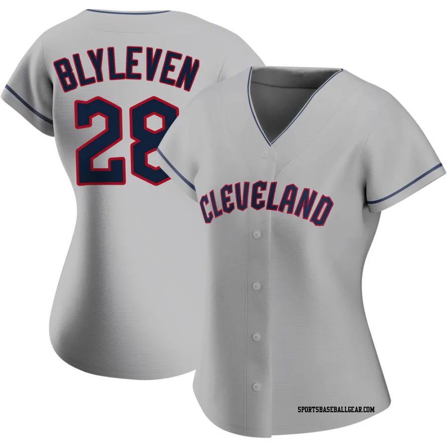 Bert Blyleven Women's Cleveland Guardians Gray Replica Road Jersey