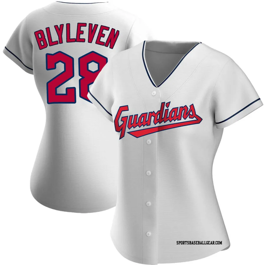 Bert Blyleven Women's Cleveland Guardians White Replica Home Jersey
