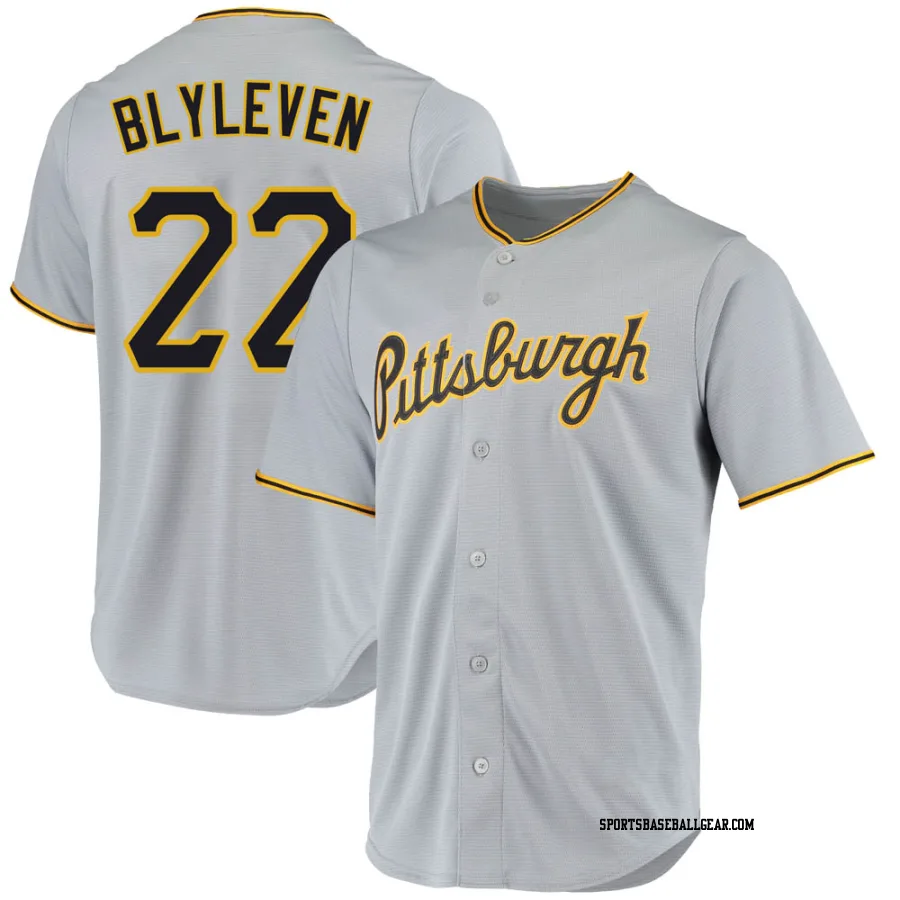 Bert Blyleven Youth Pittsburgh Pirates Gray Replica Road Jersey