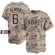 Bill Almon Youth San Diego Padres Camo Limited 2nd Alternate Jersey