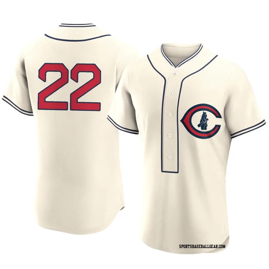 Bill Buckner Men's Chicago Cubs Cream Authentic 2022 Field Of Dreams Jersey