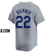 Bill Buckner Men's Los Angeles Dodgers Gray Limited Away Jersey