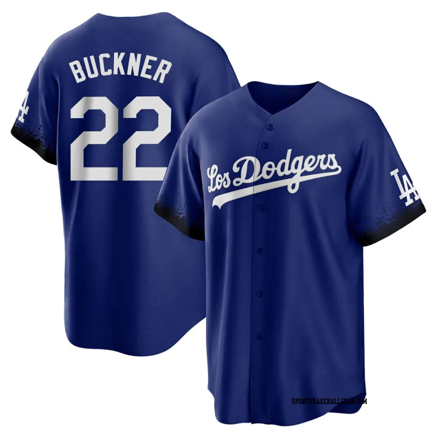 Bill Buckner Men's Los Angeles Dodgers Royal Replica 2021 City Connect Jersey