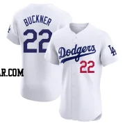 Bill Buckner Men's Los Angeles Dodgers White Elite Home Jersey