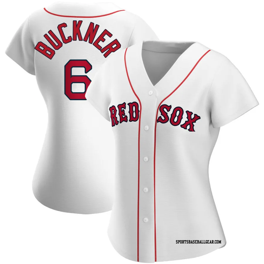 Bill Buckner Women's Boston Red Sox White Authentic Home Jersey