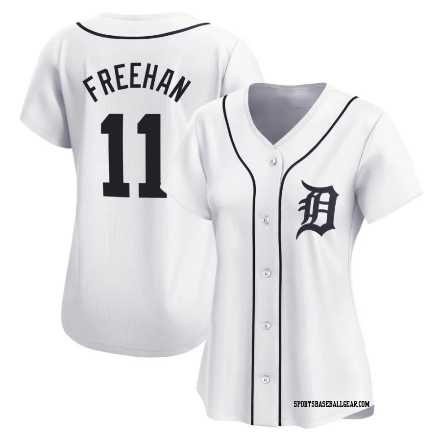 Bill Freehan Women's Detroit Tigers White Limited Home Jersey