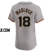 Bill Madlock Men's San Francisco Giants Gray Elite Road Jersey