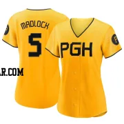 Bill Madlock Women's Pittsburgh Pirates Gold Authentic 2023 City Connect Jersey