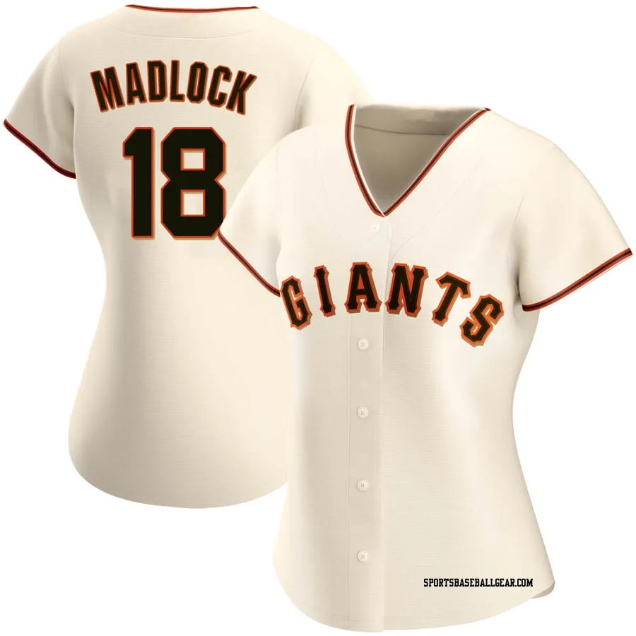 Bill Madlock Women's San Francisco Giants Cream Authentic Home Jersey