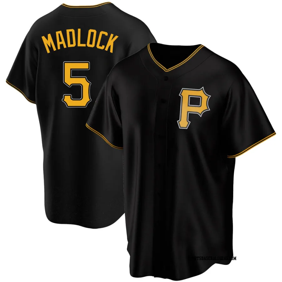 Bill Madlock Youth Pittsburgh Pirates Black Replica Alternate Jersey