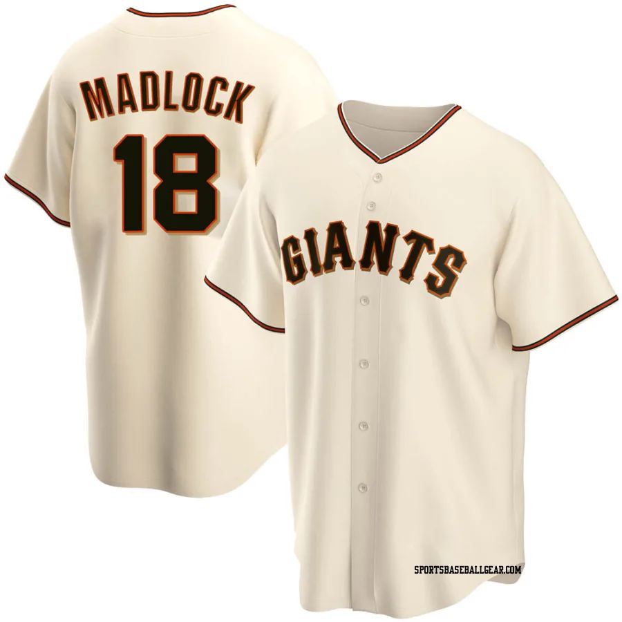 Bill Madlock Youth San Francisco Giants Cream Replica Home Jersey