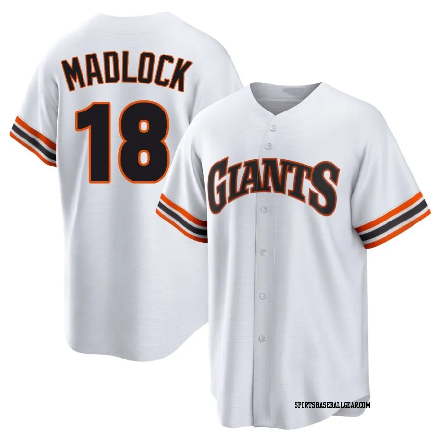 Bill Madlock Youth San Francisco Giants White Limited Throwback Cooperstown Collection Jersey