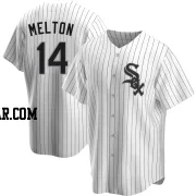 Bill Melton Men's Chicago White Sox White Replica Home Jersey