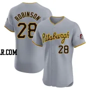 Bill Robinson Men's Pittsburgh Pirates Gray Elite Road Jersey
