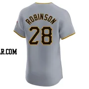 Bill Robinson Men's Pittsburgh Pirates Gray Elite Road Jersey