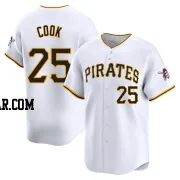 Billy Cook Men's Pittsburgh Pirates White Limited Home Jersey