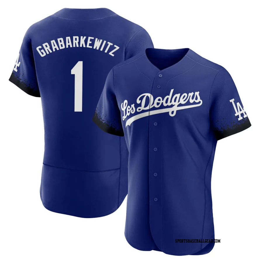 Billy Grabarkewitz Men's Los Angeles Dodgers Royal Authentic 2021 City Connect Jersey