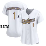 Billy Grabarkewitz Women's Los Angeles Dodgers Gold Limited White 2025 Collection Jersey
