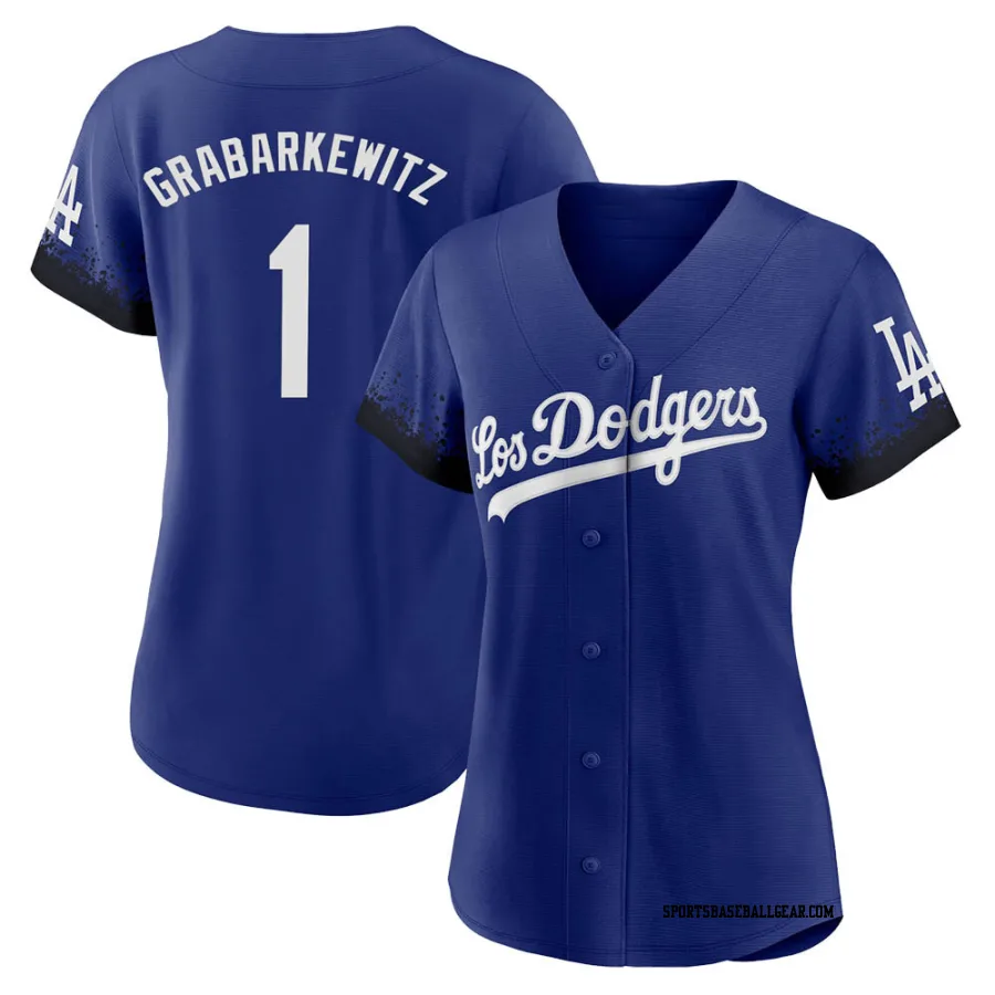 Billy Grabarkewitz Women's Los Angeles Dodgers Royal Authentic 2021 City Connect Jersey
