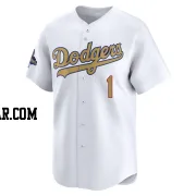 Billy Grabarkewitz Youth Los Angeles Dodgers Gold Limited White 2025 Collection Jersey