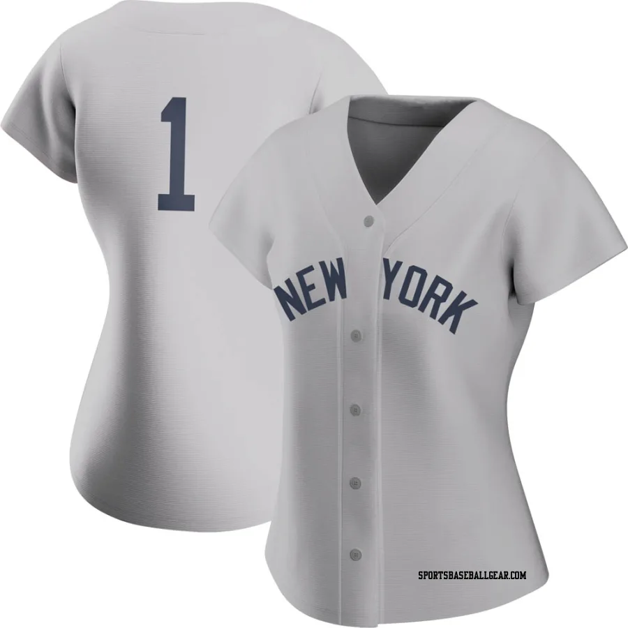 Billy Martin Women's New York Yankees Gray Authentic 2021 Field of Dreams Jersey
