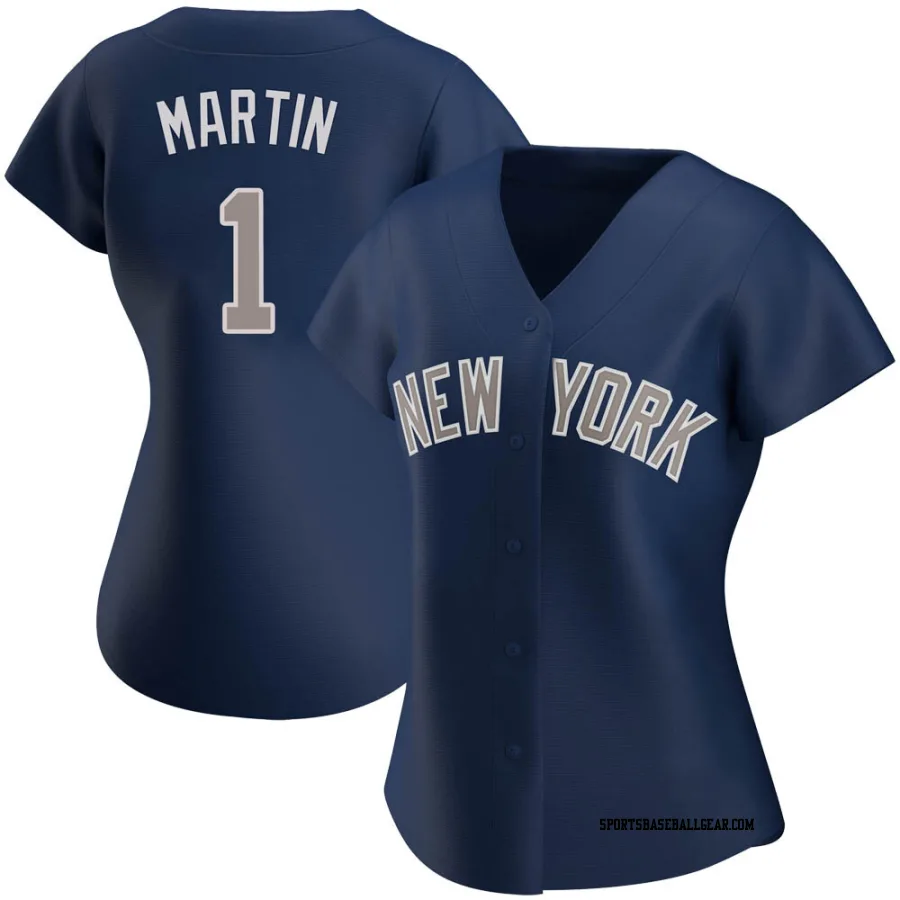 Billy Martin Women's New York Yankees Navy Replica Alternate Jersey