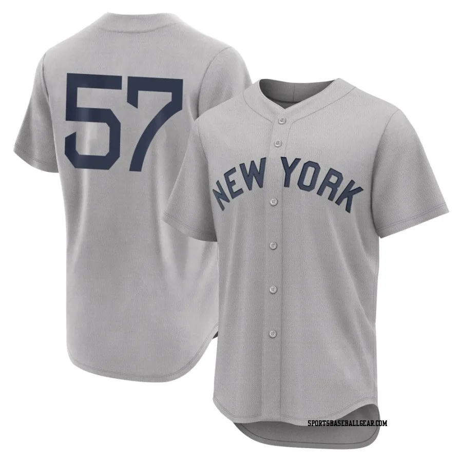 Billy McKinney Men's New York Yankees Gray Authentic 2021 Field of Dreams Jersey