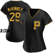 Billy McKinney Women's Pittsburgh Pirates Black Authentic Alternate Jersey