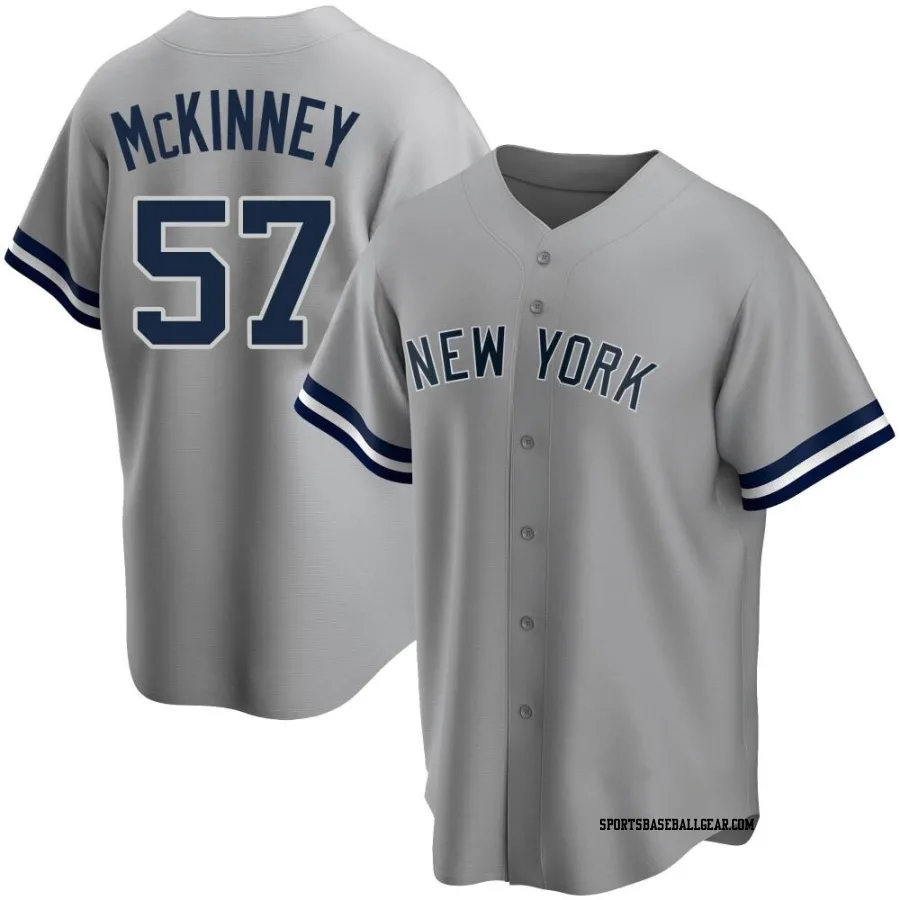 Billy McKinney Youth New York Yankees Gray Replica Road Name Jersey