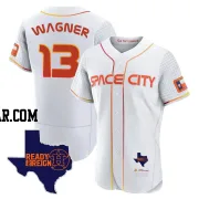 Billy Wagner Men's Houston Astros White Authentic 2023 Space City Ready 2 Reign Flex Base Jersey