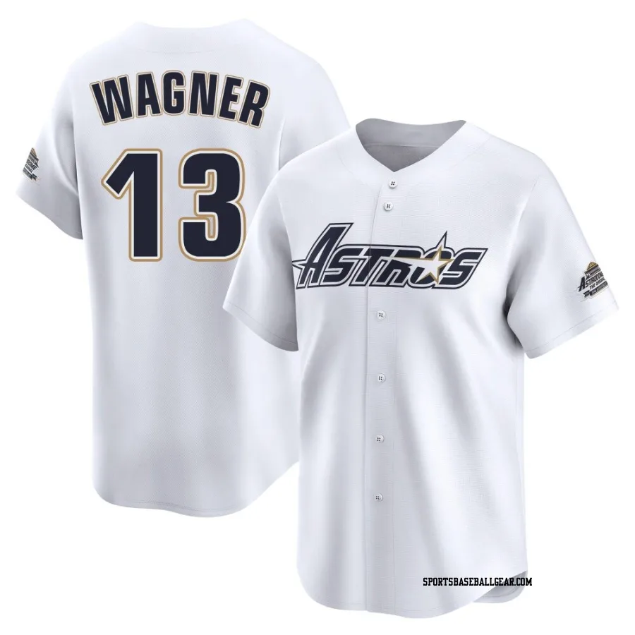 Billy Wagner Men's Houston Astros White Limited Throwback Cooperstown Collection Jersey