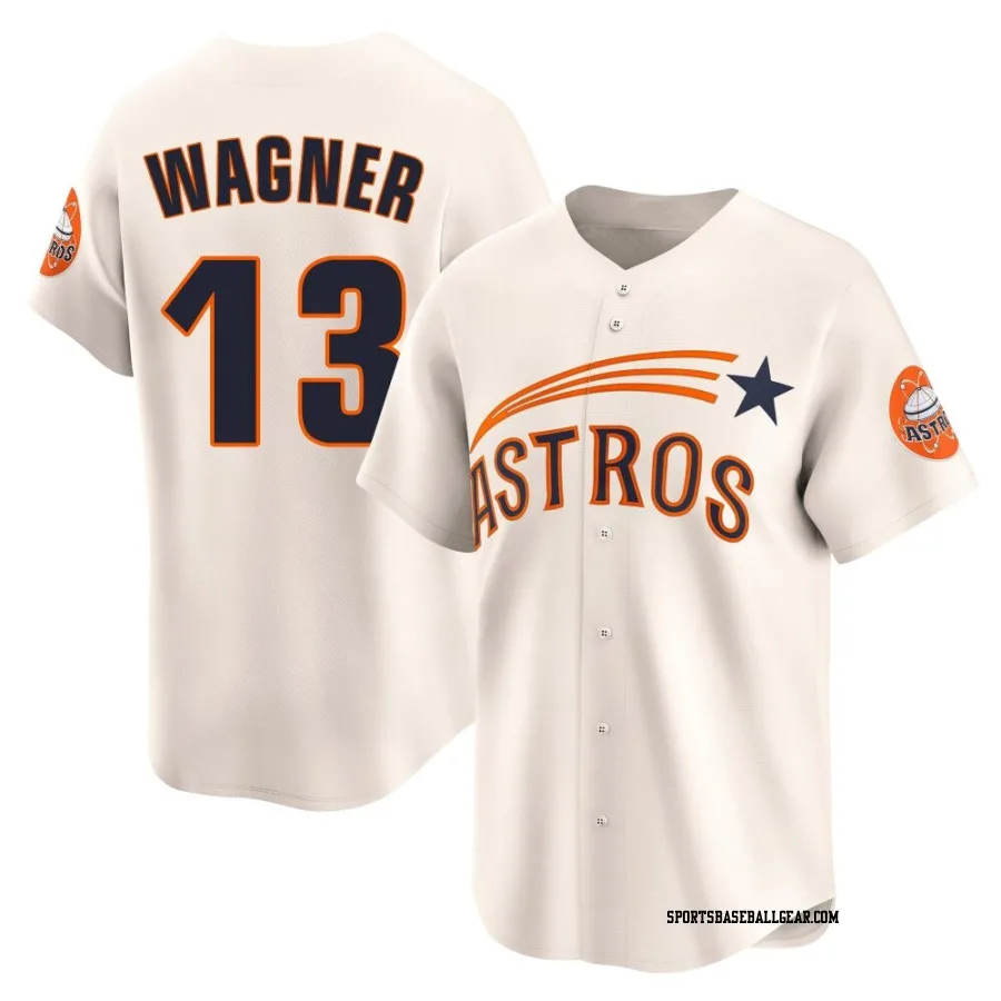 Billy Wagner Youth Houston Astros Cream Limited Throwback Cooperstown Collection Jersey