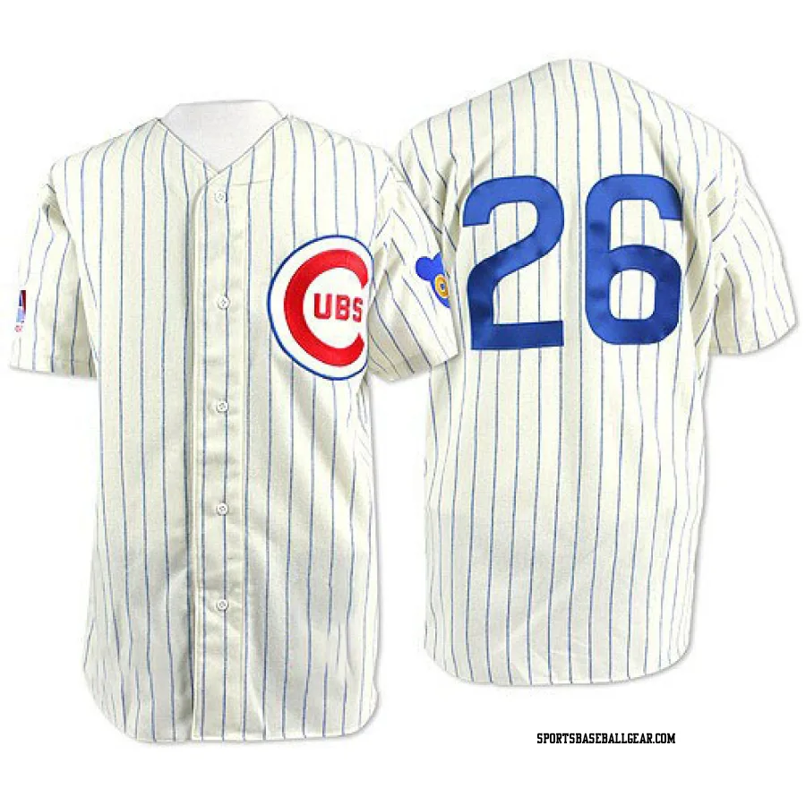 Billy Williams Men's Chicago Cubs White Authentic Throwback Jersey
