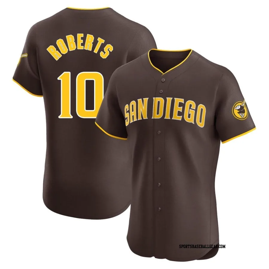 Bip Roberts Men's San Diego Padres Brown Elite Road Vapor Premier Jersey