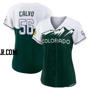 Blair Calvo Women's Colorado Rockies Green Replica 2022 City Connect Jersey