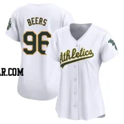 Blake Beers Women's Oakland Athletics White Limited Home Jersey
