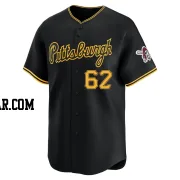 Blake Cederlind Men's Pittsburgh Pirates Black Limited Alternate Jersey
