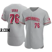 Blake Dunn Men's Cincinnati Reds Gray Authentic Road Jersey