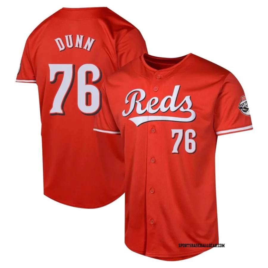 Blake Dunn Men's Cincinnati Reds Red Limited Alternate Jersey