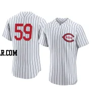 Blake Dunn Men's Cincinnati Reds White Authentic 2022 Field Of Dreams Jersey