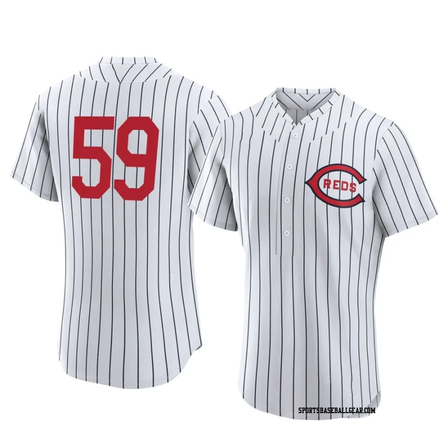 Blake Dunn Men's Cincinnati Reds White Authentic 2022 Field Of Dreams Jersey