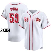 Blake Dunn Men's Cincinnati Reds White Limited Home Jersey